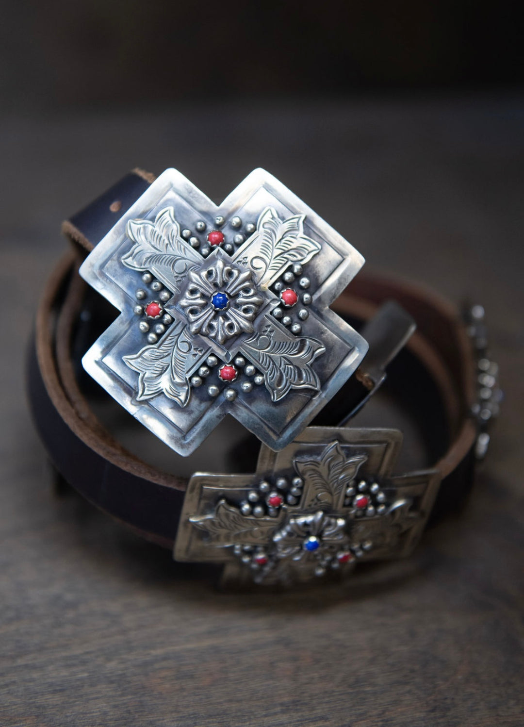 Charming Cross Concho Belt