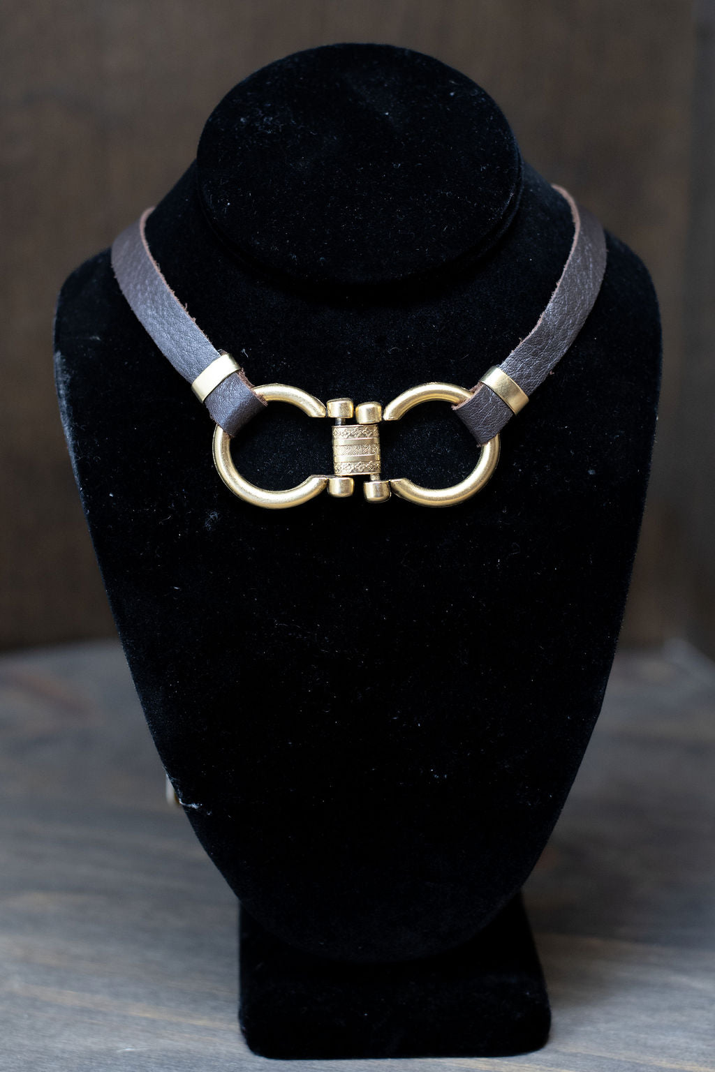 Leather Bit Necklace