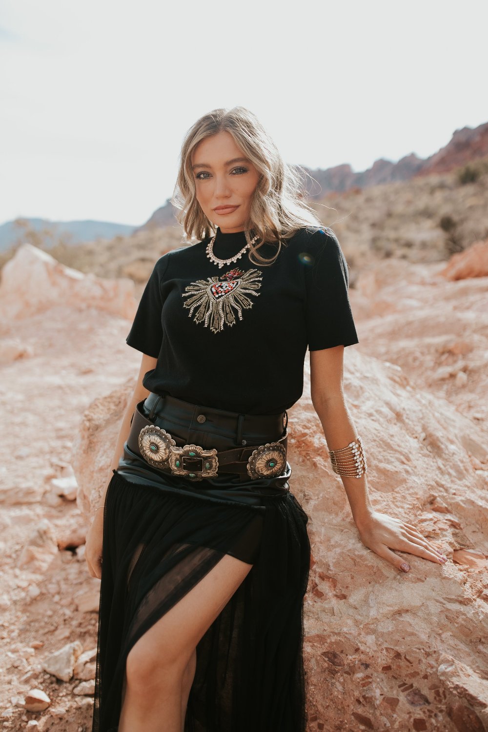 Womens Concho Belts by Rodeo Quincy