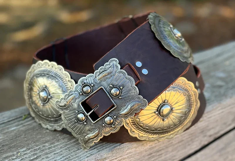 Rodeo Quincy Silver Marvel concho belt