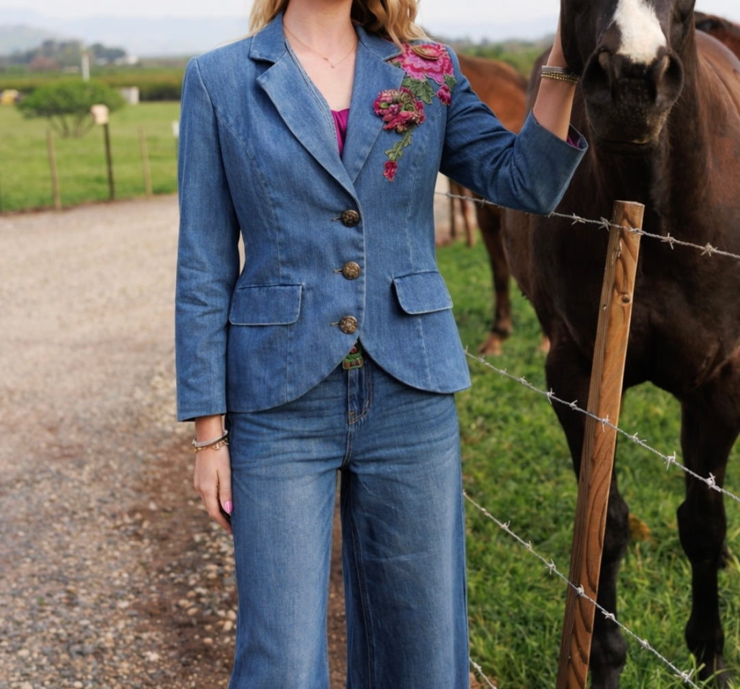 Monte Carlo Denim Blazer