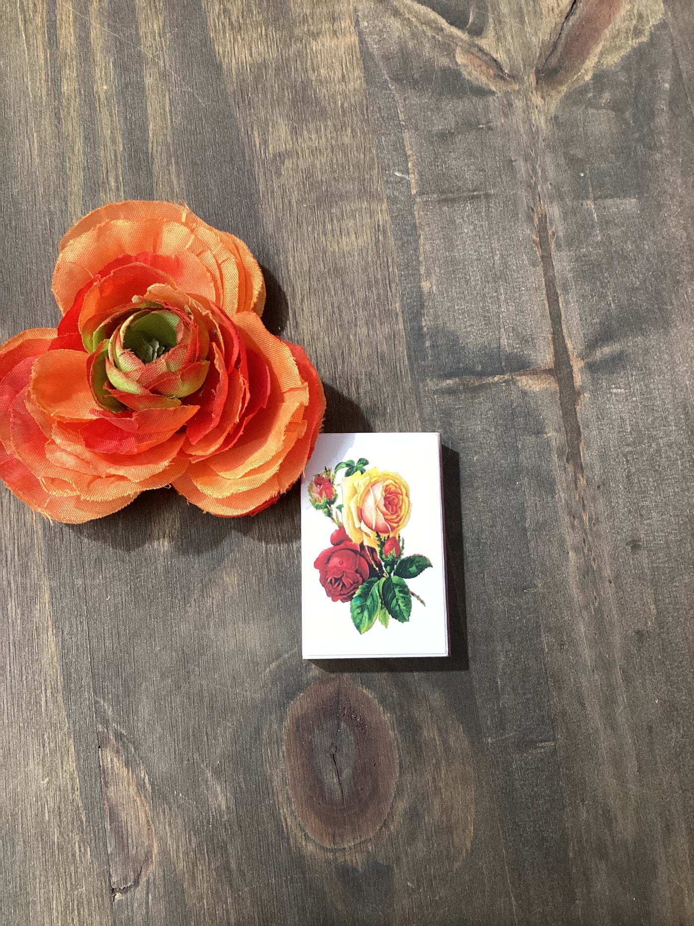 Orange & Red Rose Matches