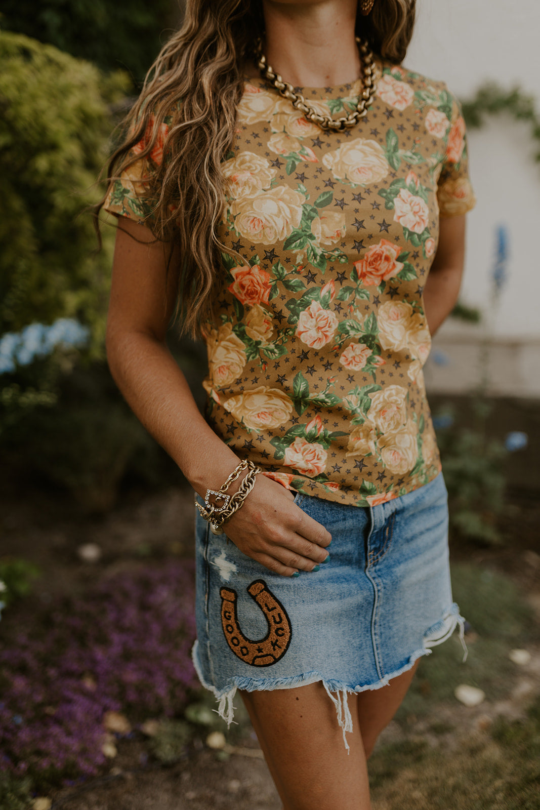 Golden Rose Tee
