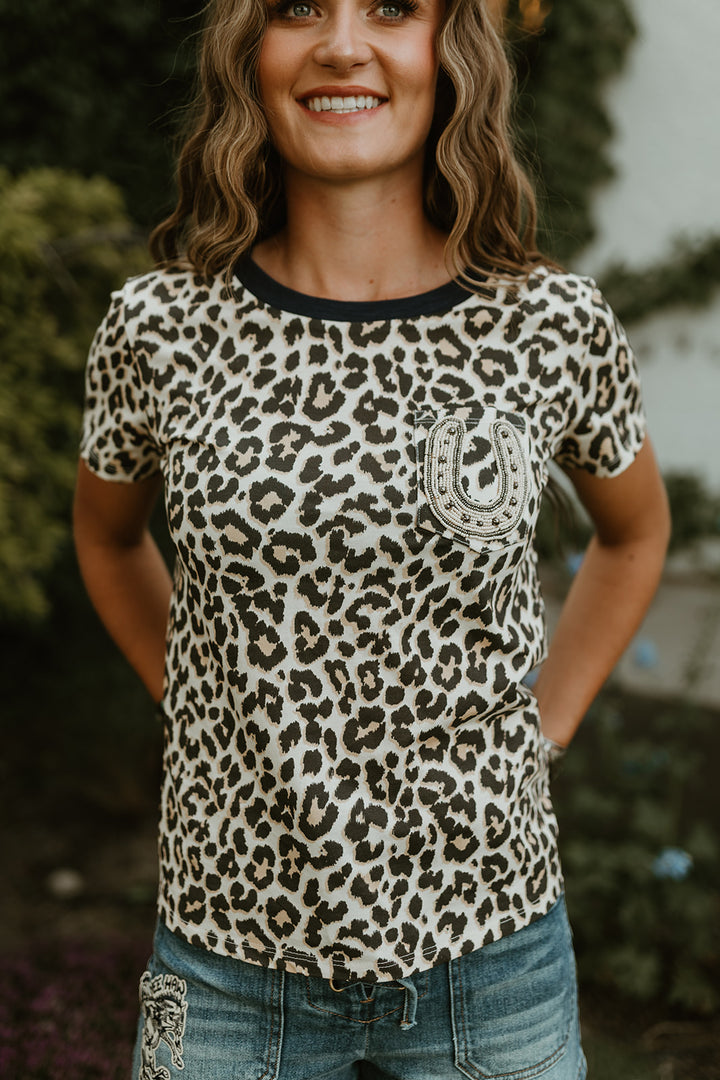 Lucky Lizzy Leopard Tee