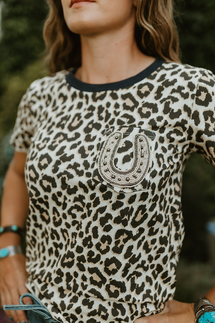 Lucky Lizzy Leopard Tee