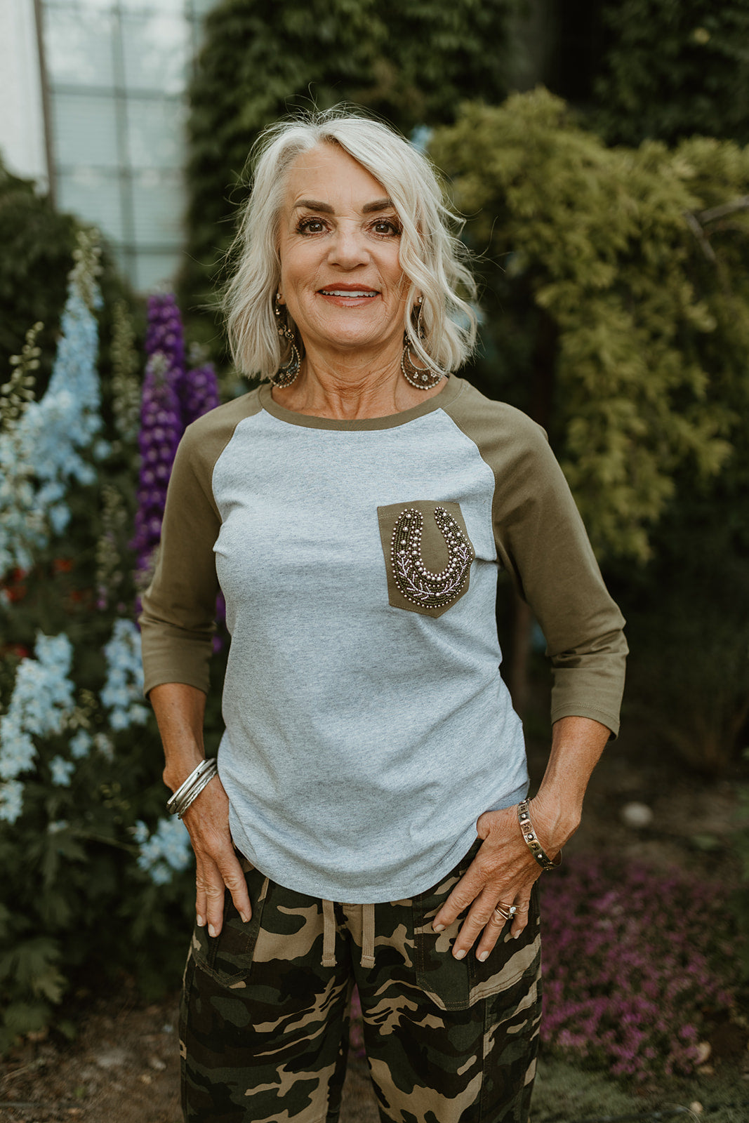 Lucky Lizzy Baseball Tee