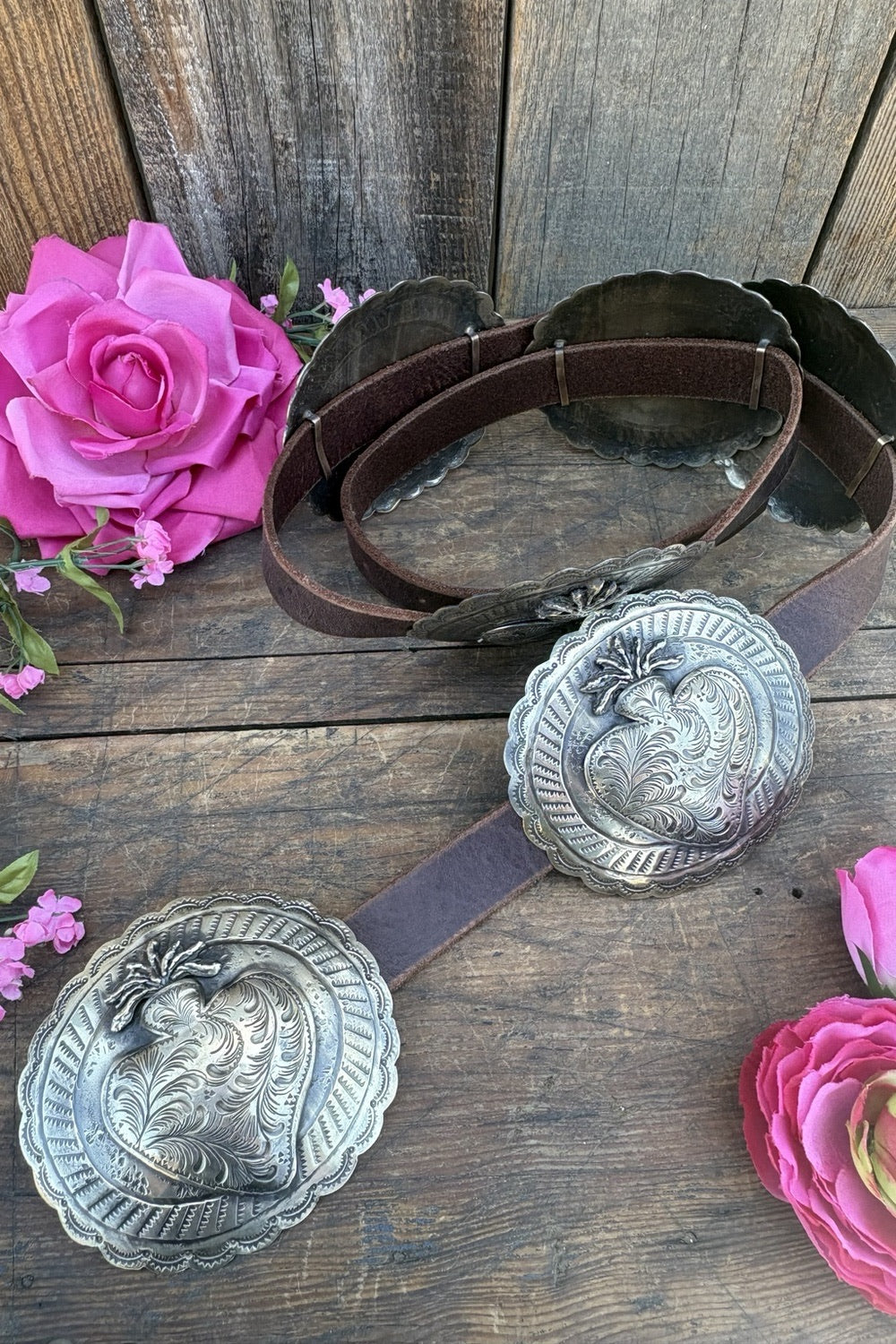 Bursting Heart Concho Belt