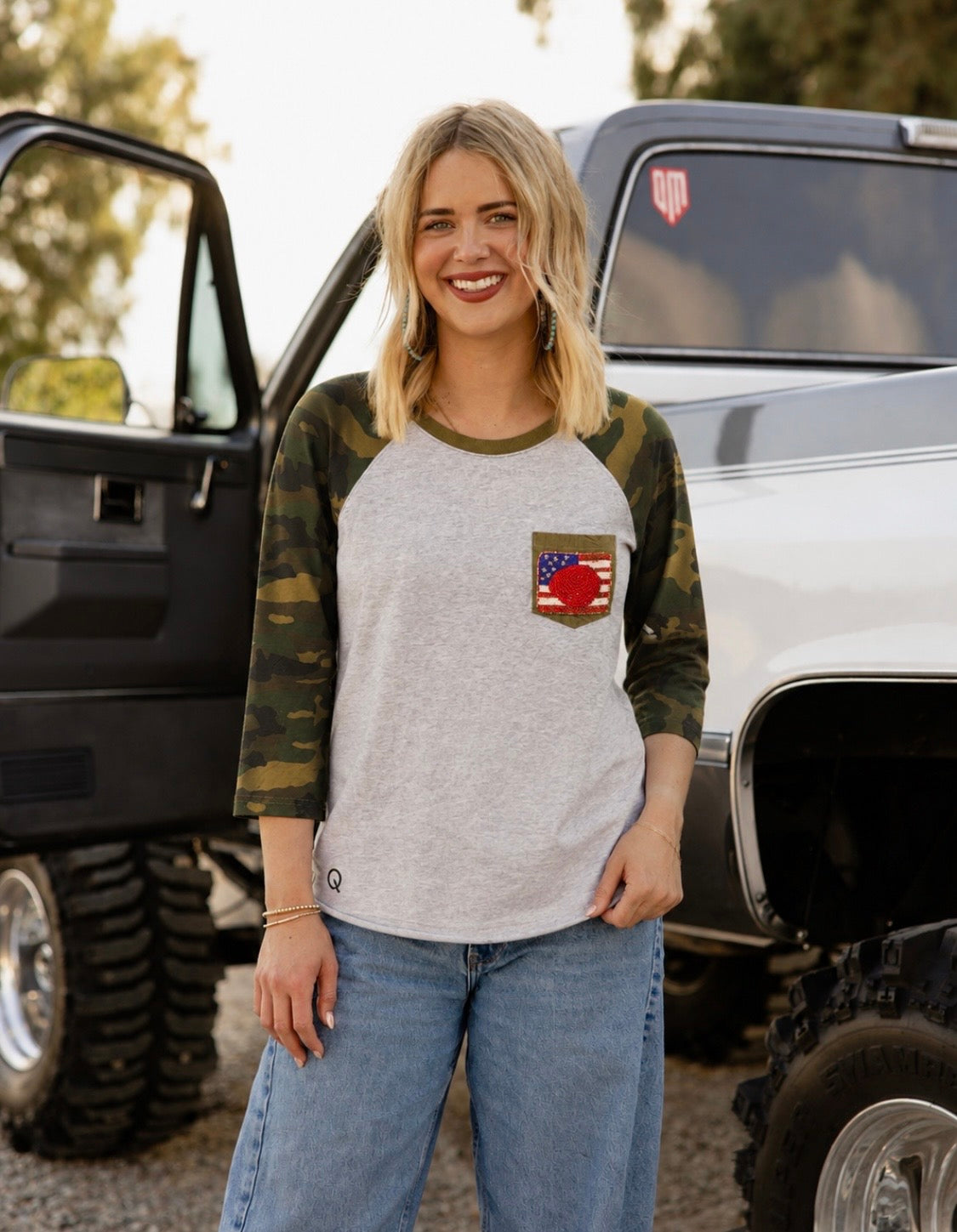 All-American Darling Baseball Tee
