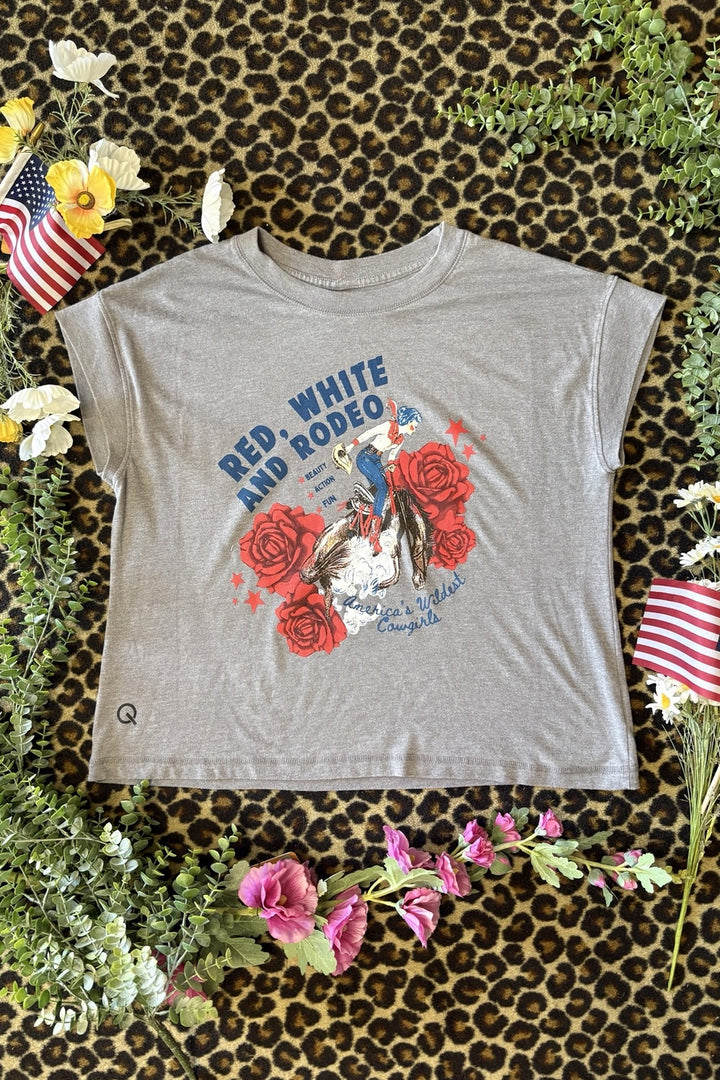 Red, White & Rodeo Tee