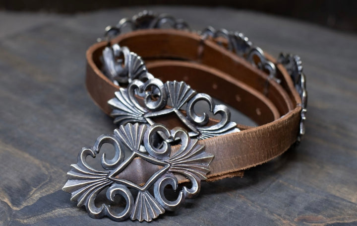 Wild West Navajo Concho Belt