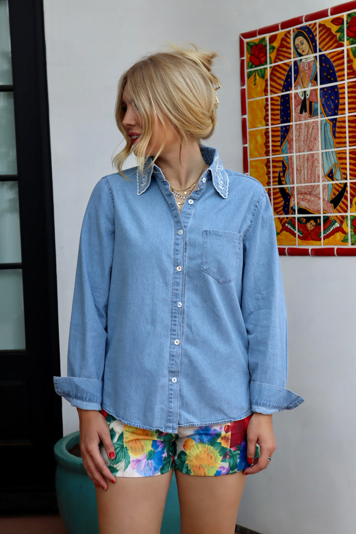 Charmer Button Up