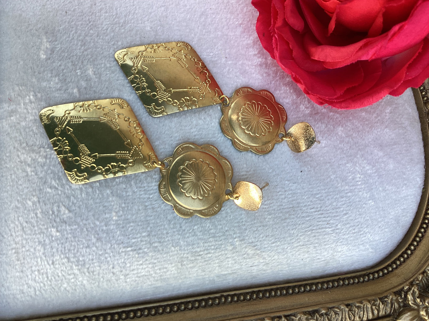 Brass Bristol Earrings