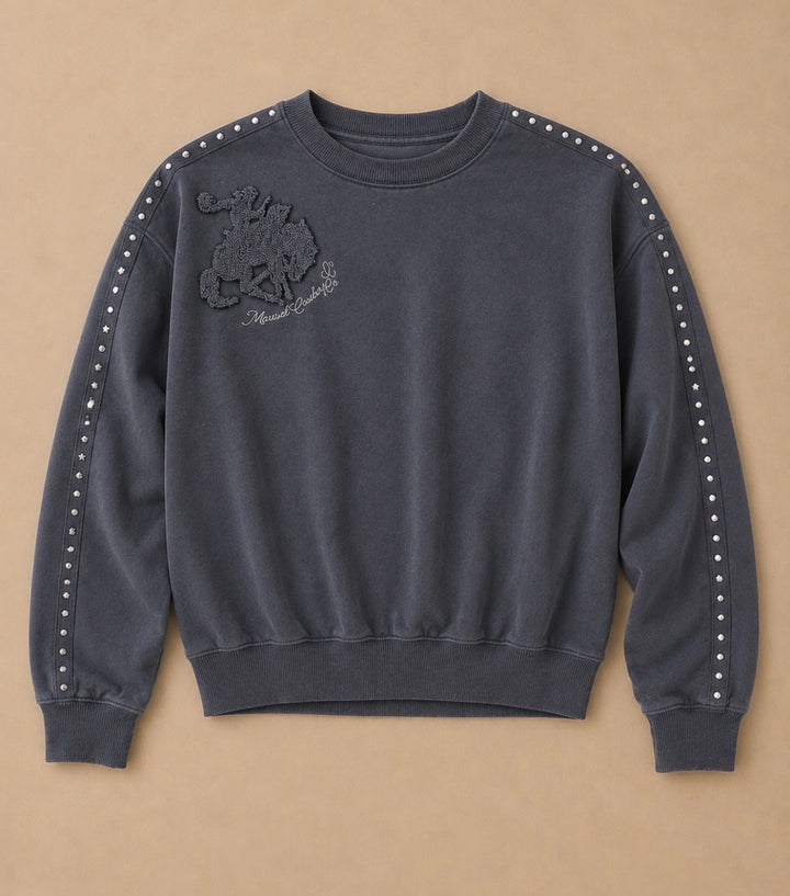 Studded Marvel Co. Crewneck