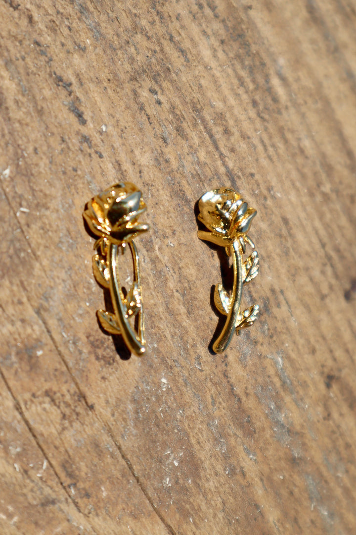 Dipped Roses Earrings