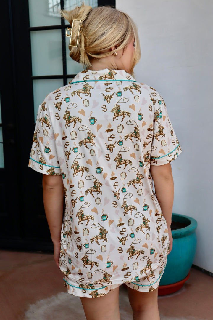 Good Morning Cowgirl PJ Set