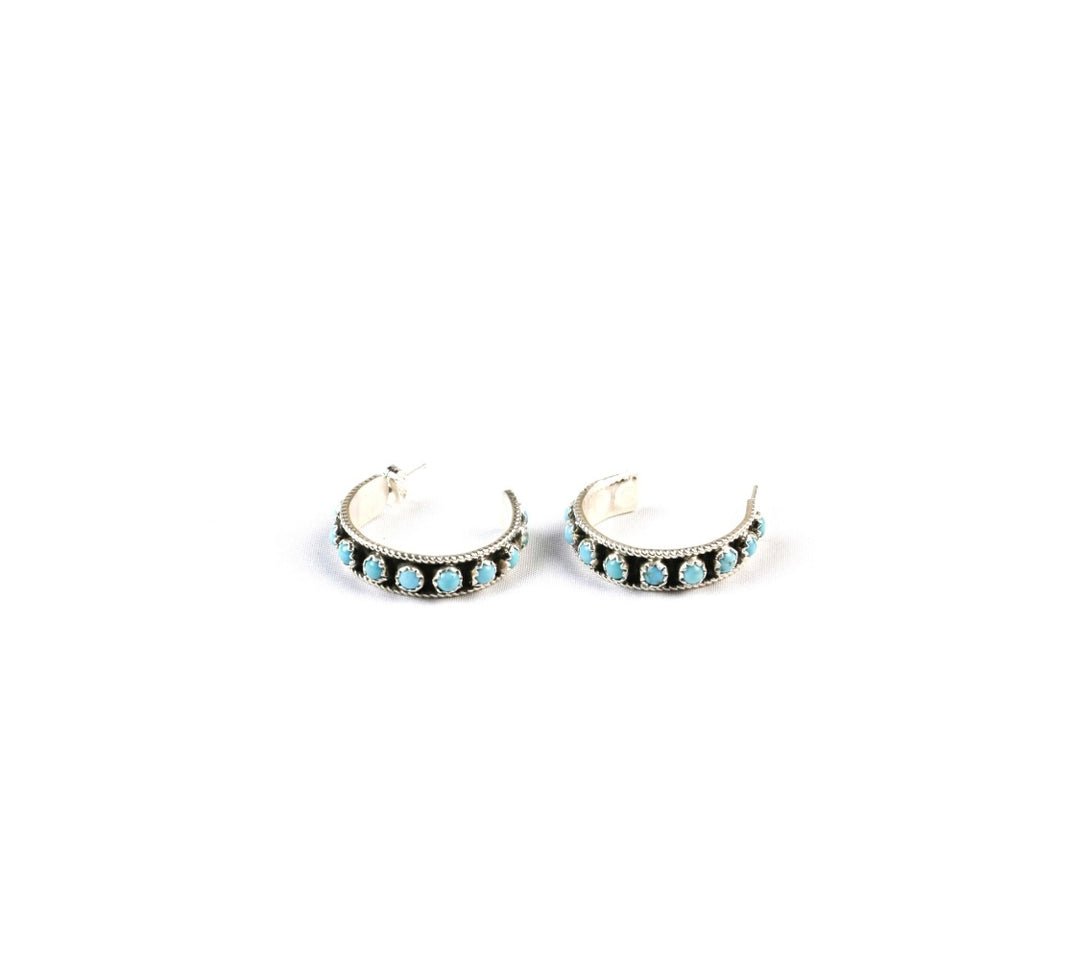 Tessa Turquoise Hoops