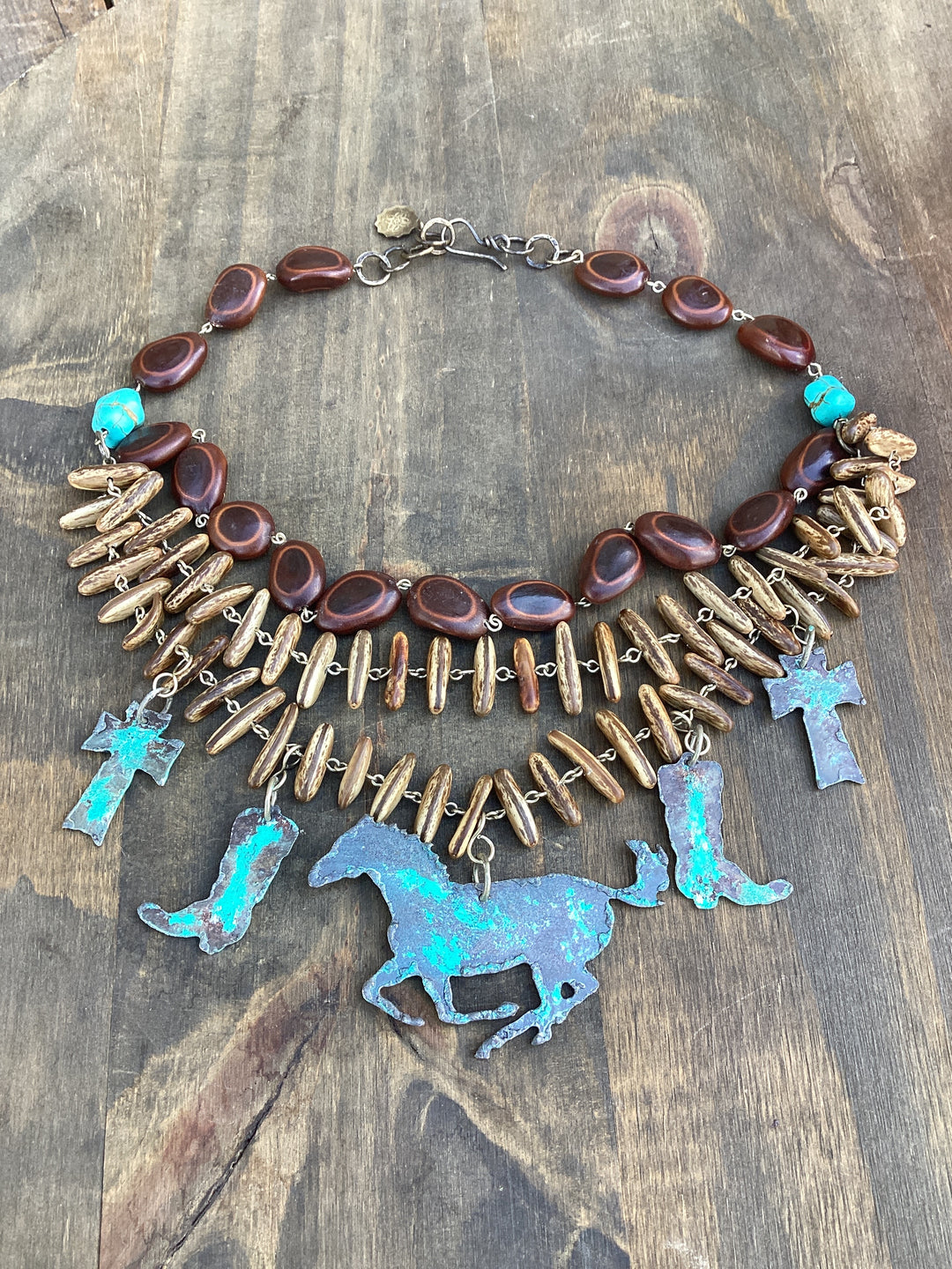 My Cross Boots & Horse Necklace
