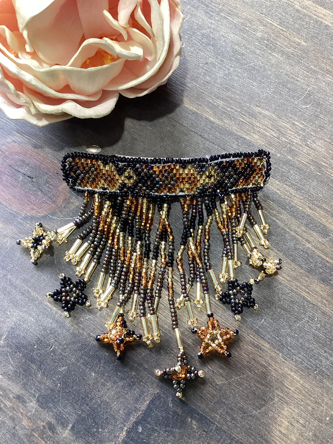 Leopard Star Barrette