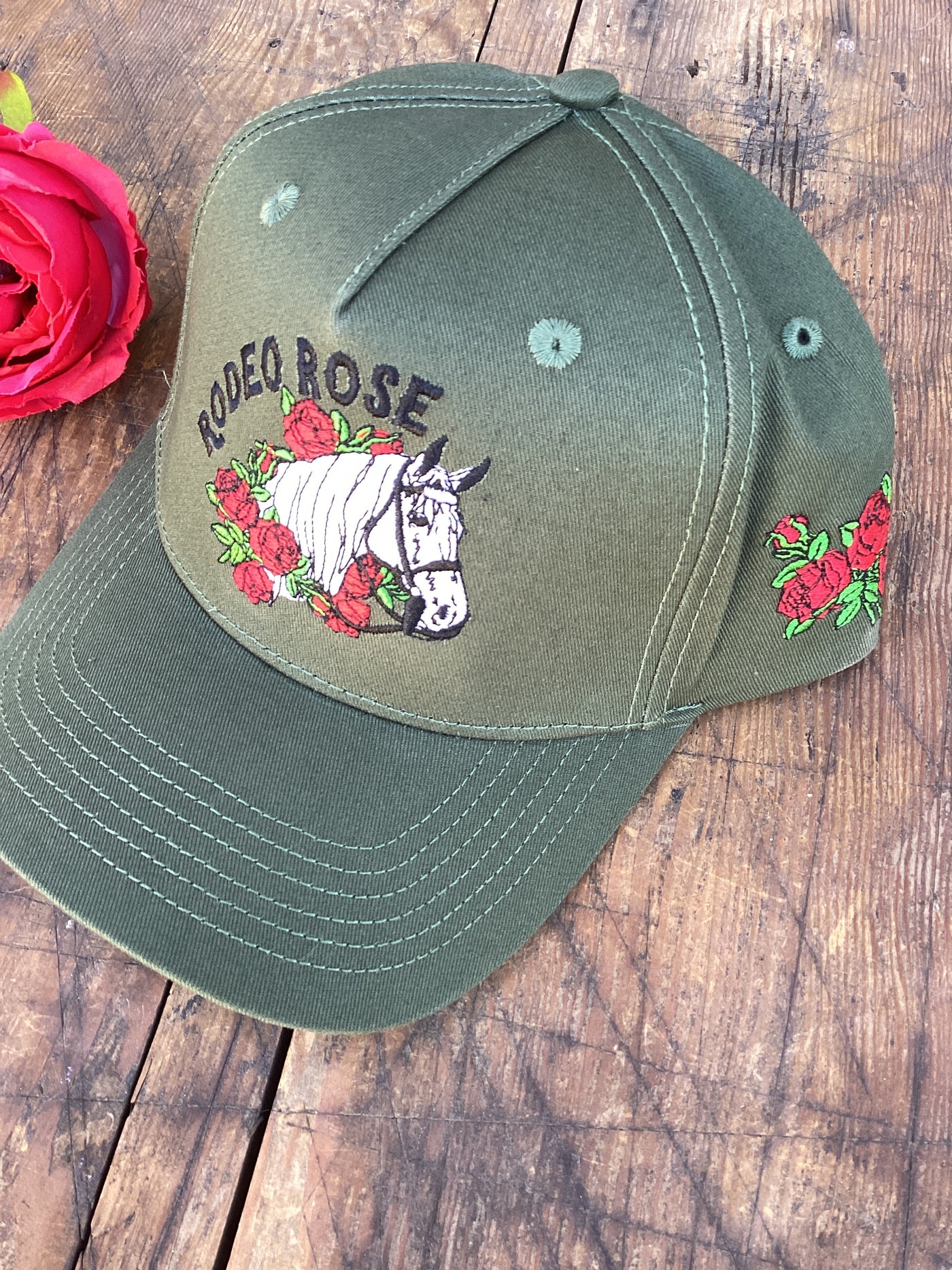 Rodeo Rose Cap