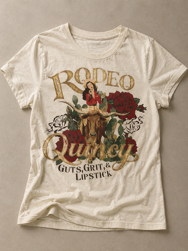 Guts Grit & Lipstick Tee