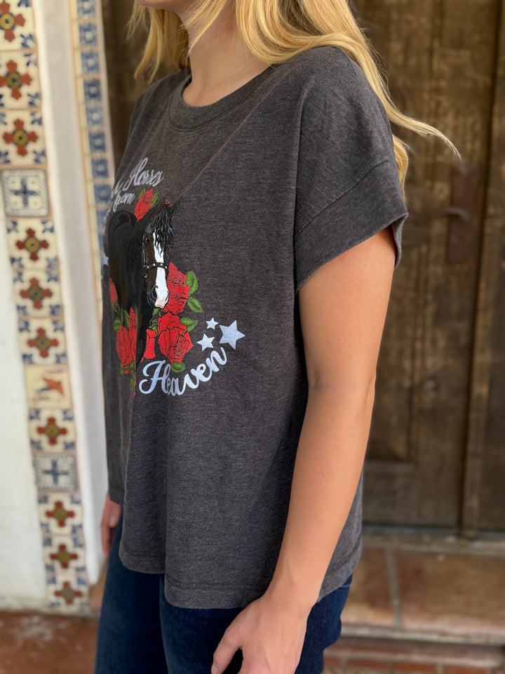 Heaven Sent Horses Baggy Tee