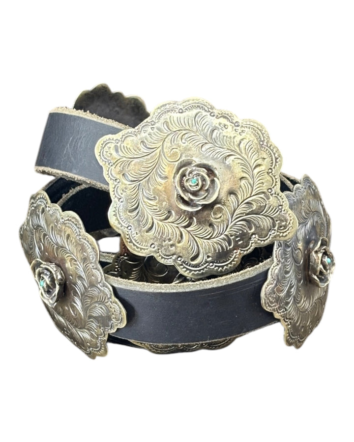 The Rose Garden Concho Belt