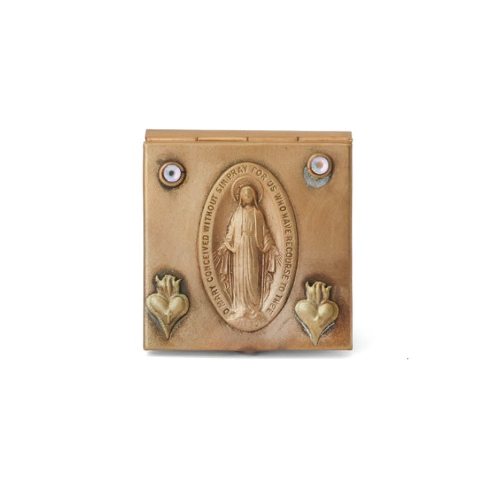 Mini Madonna Rosary Box