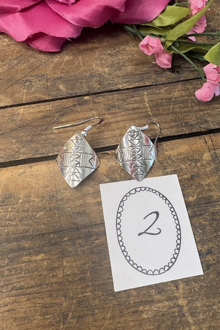 Symbols Of Silver Earrings