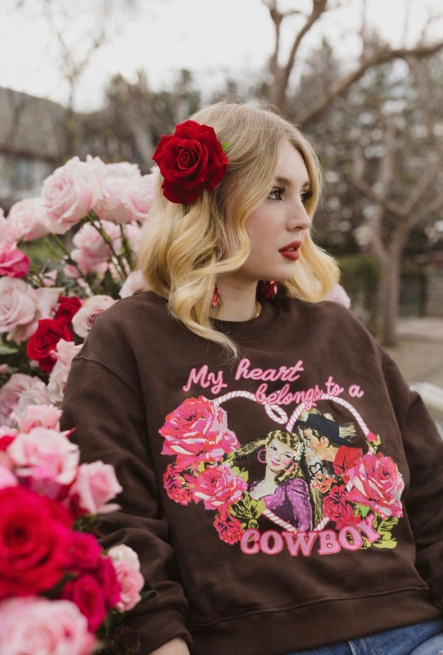 My Heart Brown Sweater