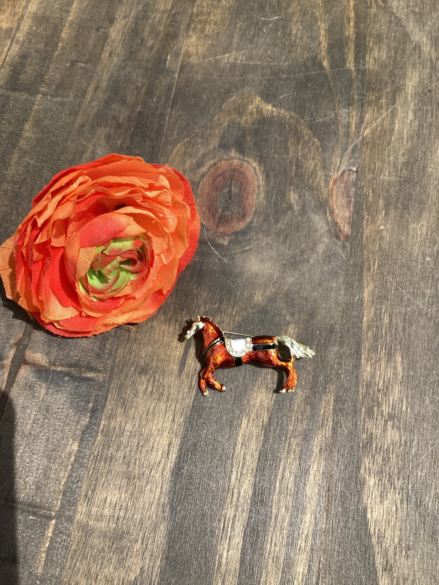 Bridle Babe Horse Brooch