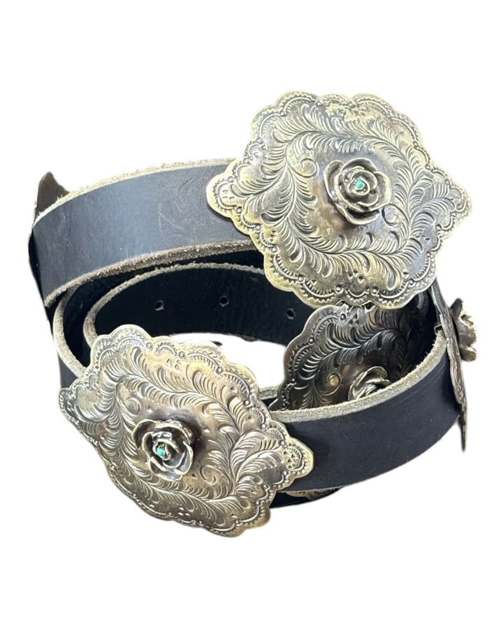 The Rose Garden Concho Belt