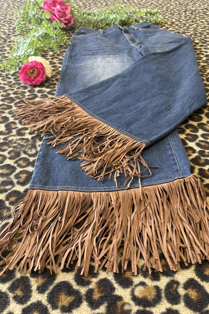 Hotter Than Hot Fringe Jean