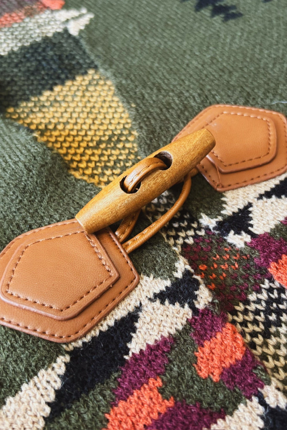 Aztec Ember Long Cardigan