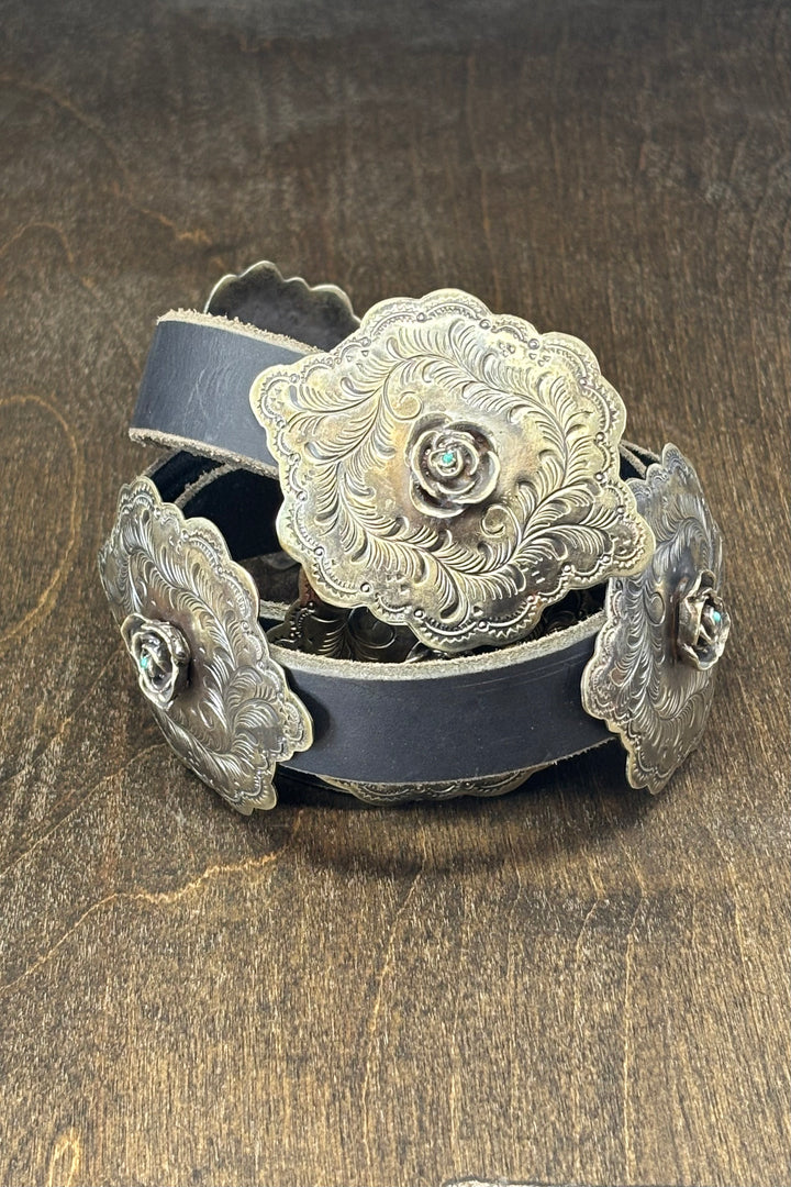 The Rose Garden Concho Belt