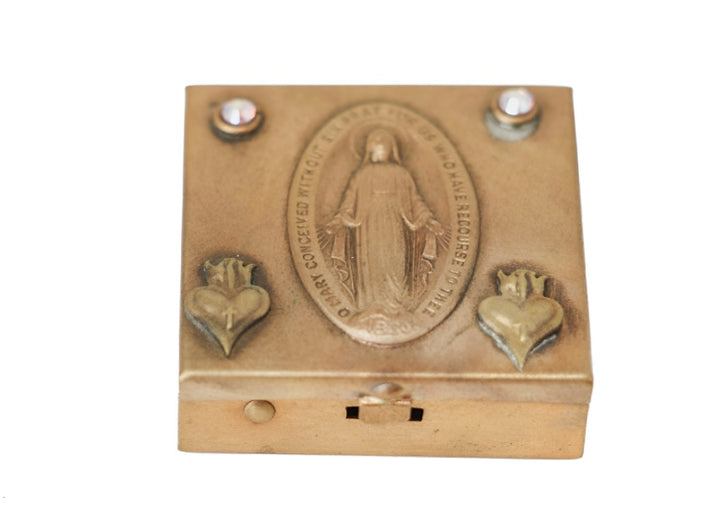 Mini Madonna Rosary Box