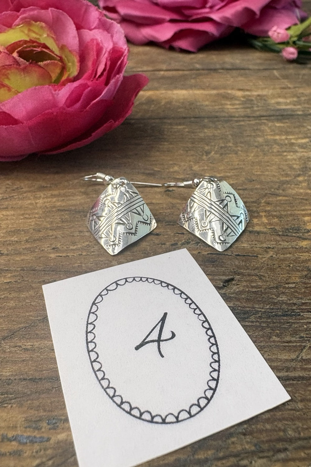 Symbols Of Silver Earrings