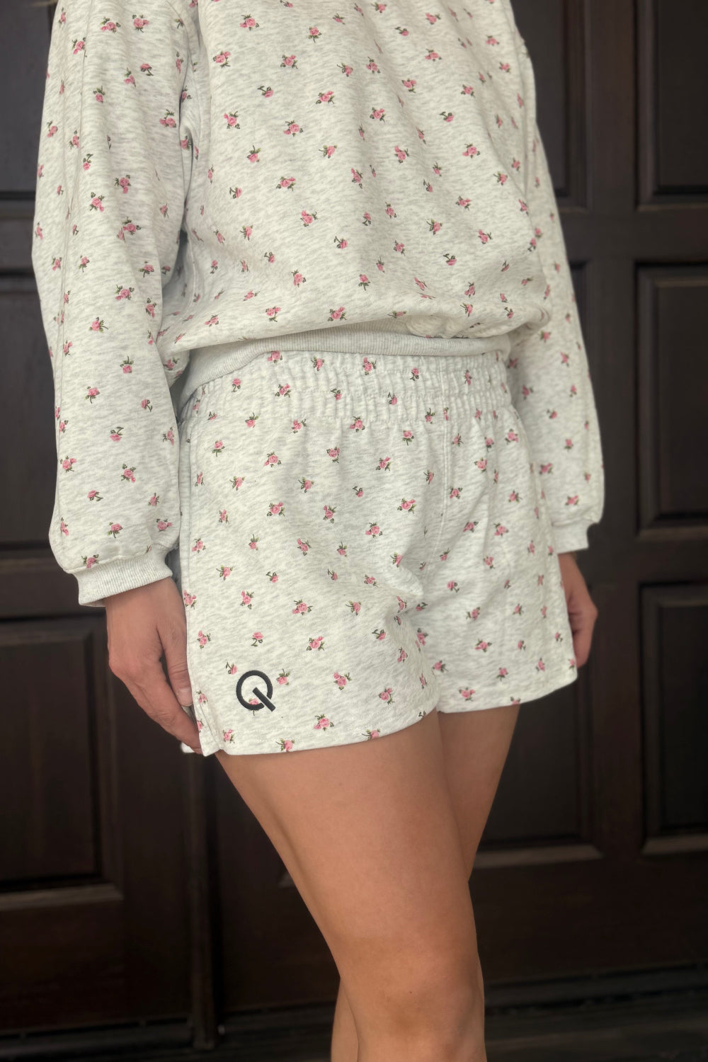 RQ Floral Embroidery Shorts