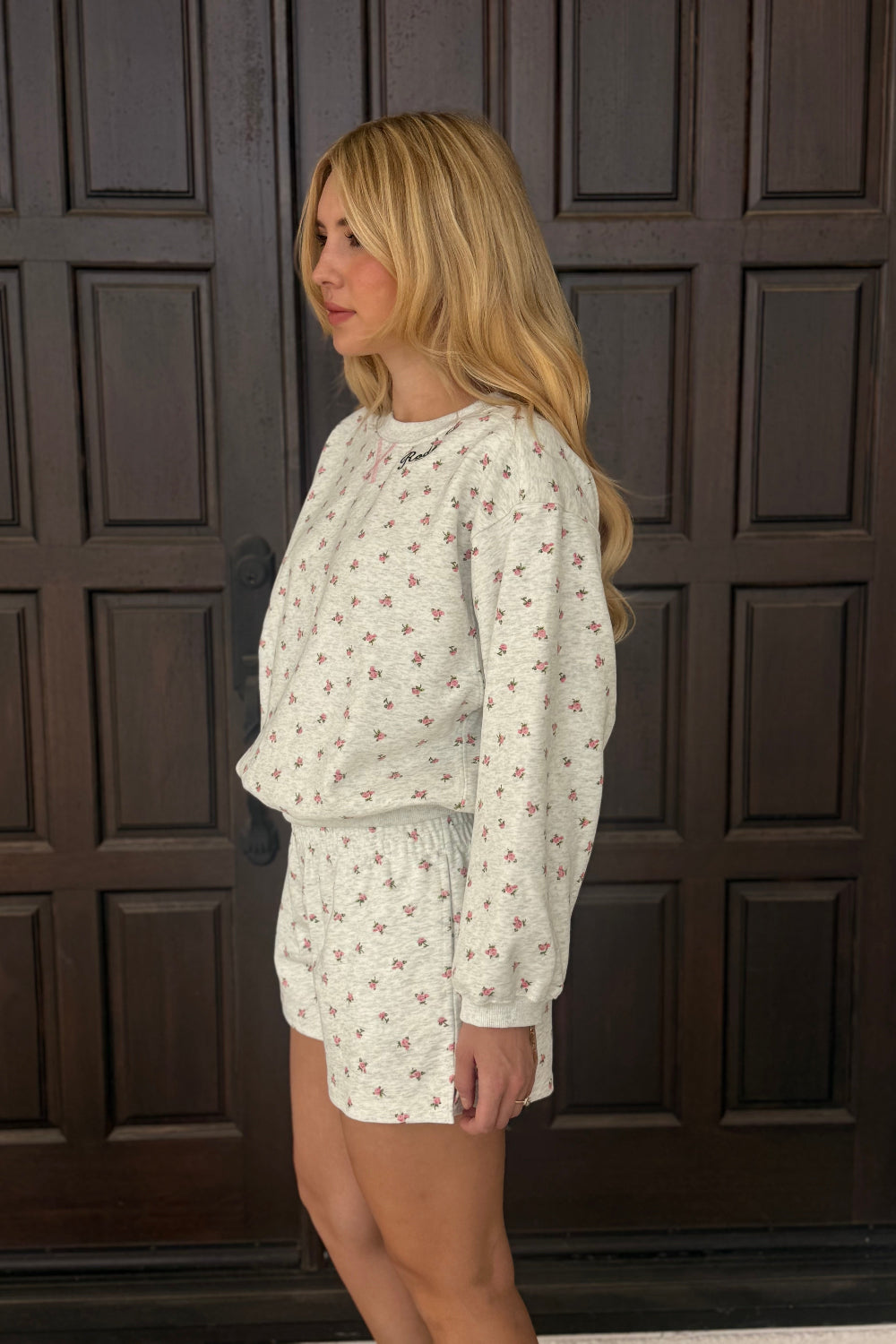 RQ Floral Embroidery Shorts