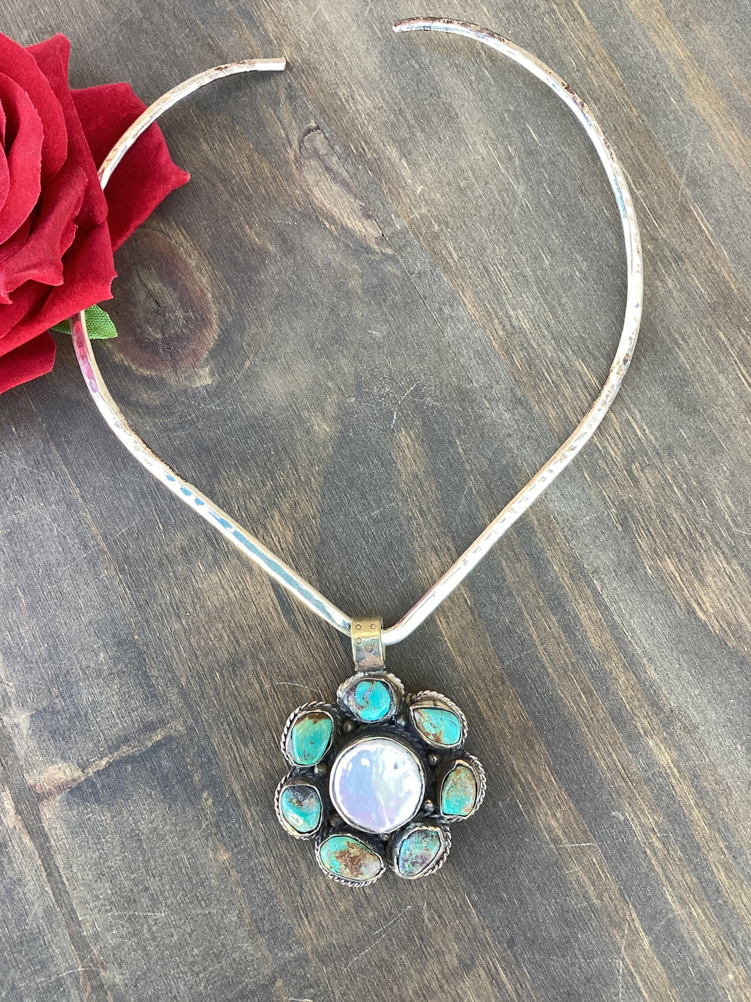 Seven Petal Charm Necklace