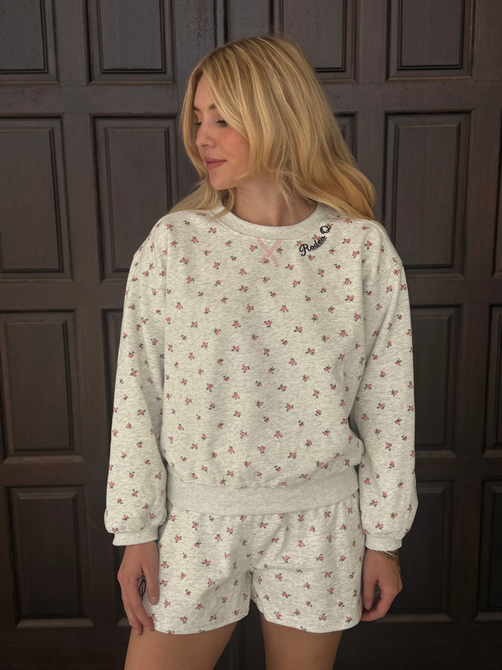 RQ Floral Embroidery Sweater