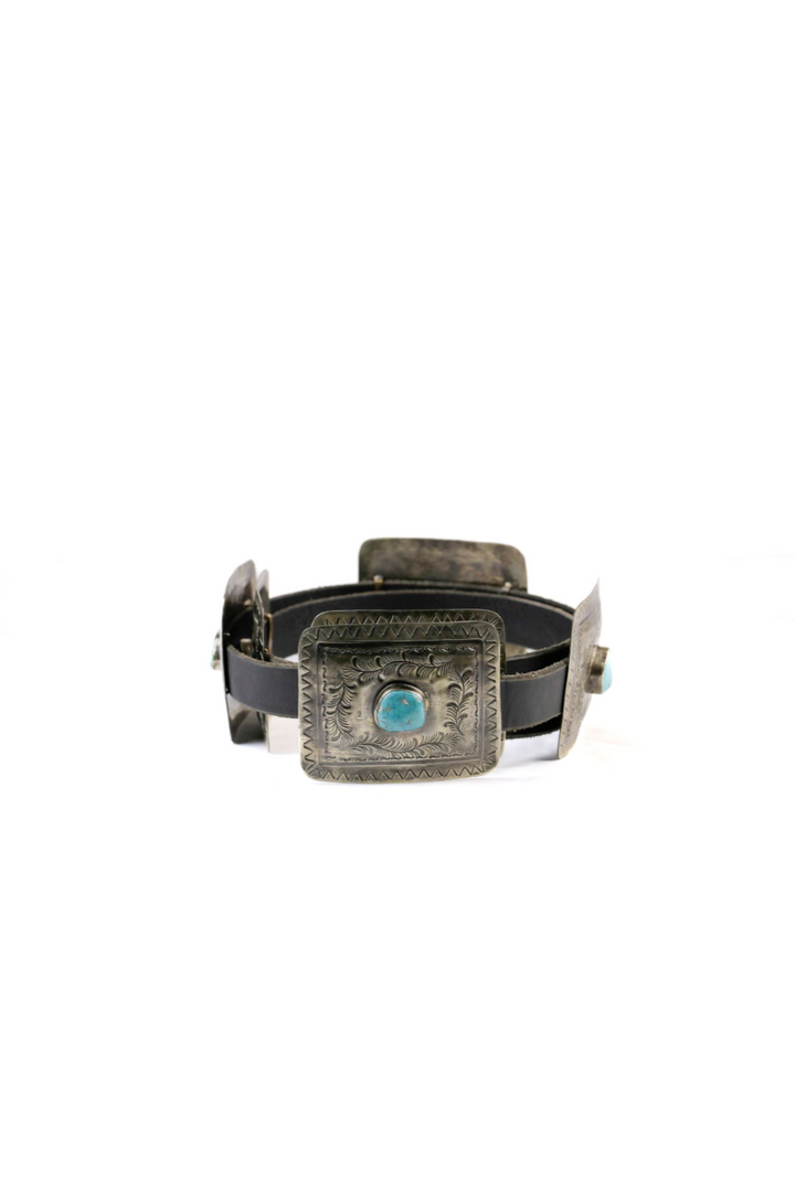 Turquoise Bandit Concho Belt