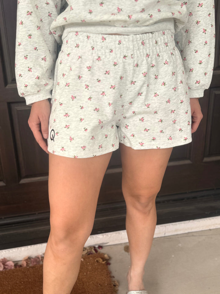 RQ Floral Embroidery Shorts
