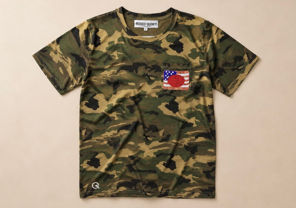 American Rose Camo Tee