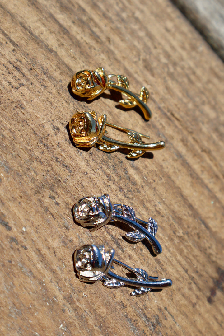 Dipped Roses Earrings