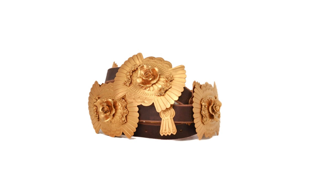 Wild Rose Concho Belt