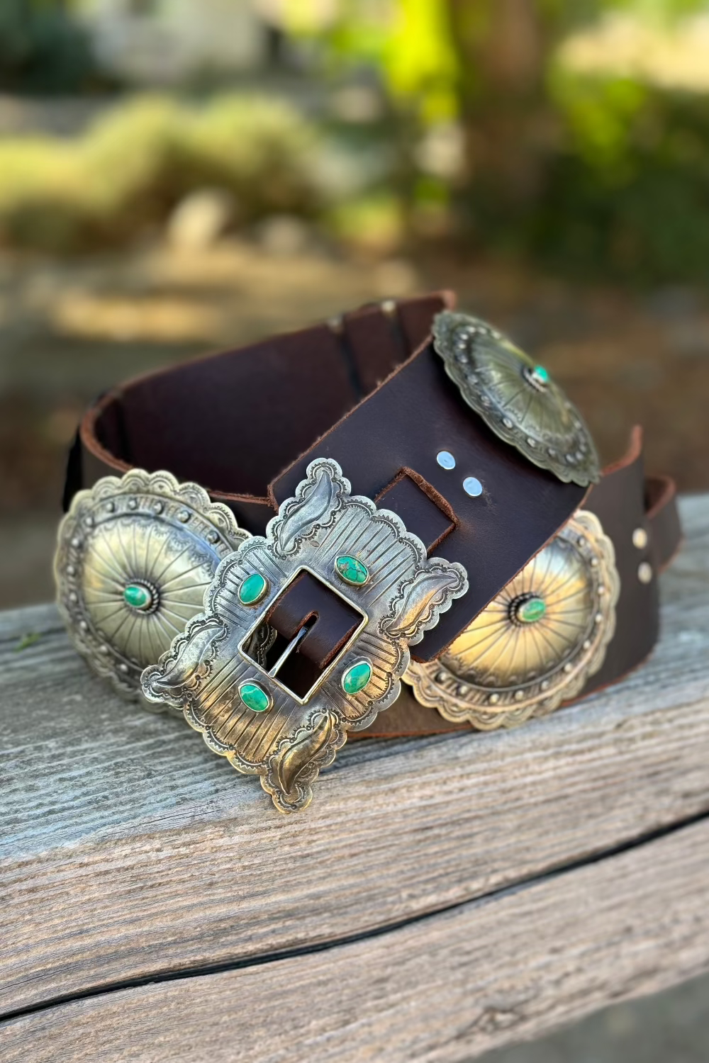 Turquoise Marvel Concho Belt