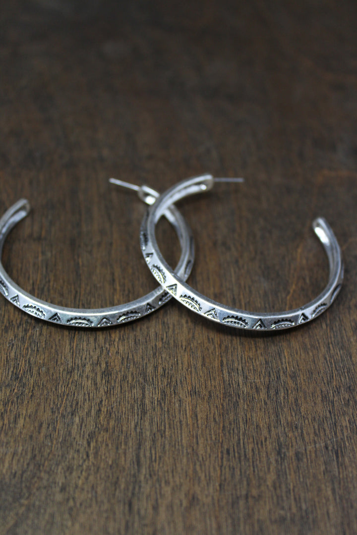 Rattle Snake Hoops