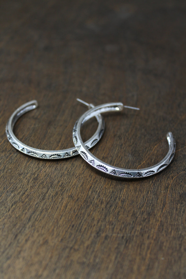Rattle Snake Hoops