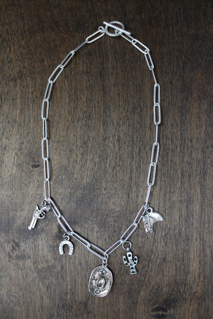 Simple Western Charm Necklace