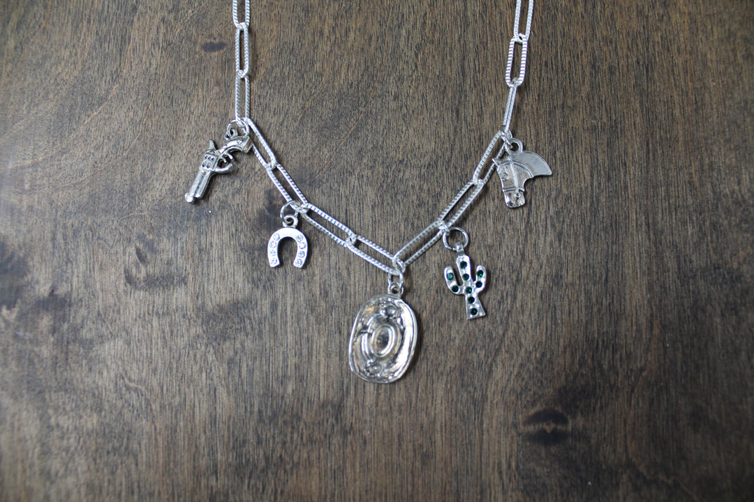 Simple Western Charm Necklace